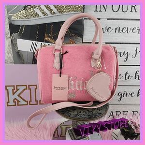 💖 NWT Juicy Couture Winging It Pink Speedy Satchel 10x8x5 #7242 💖